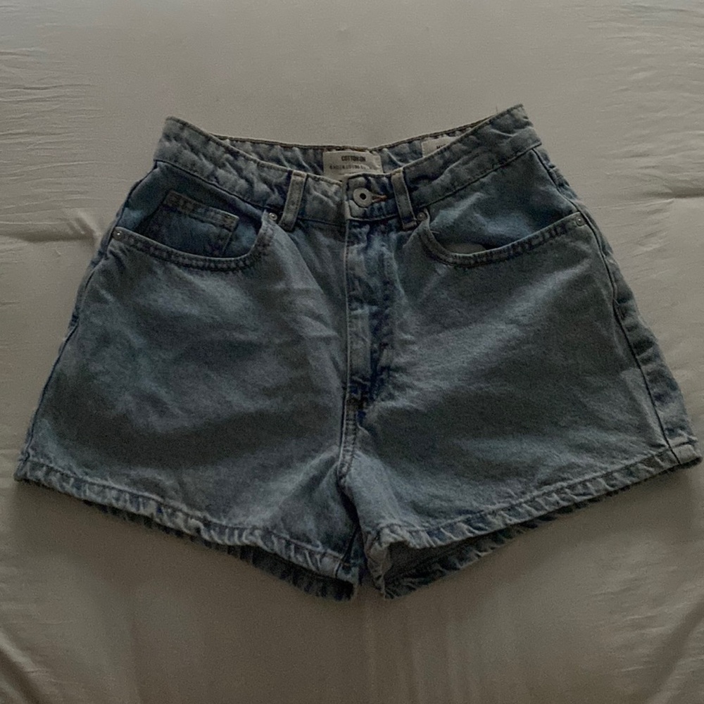 Mom High rise cotton on shorts